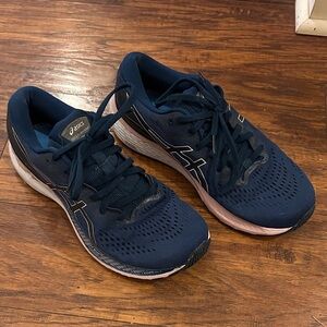Asics Dark Blue Athletic Sneakers